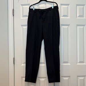Kenneth Cole Black Straight Dress Pants